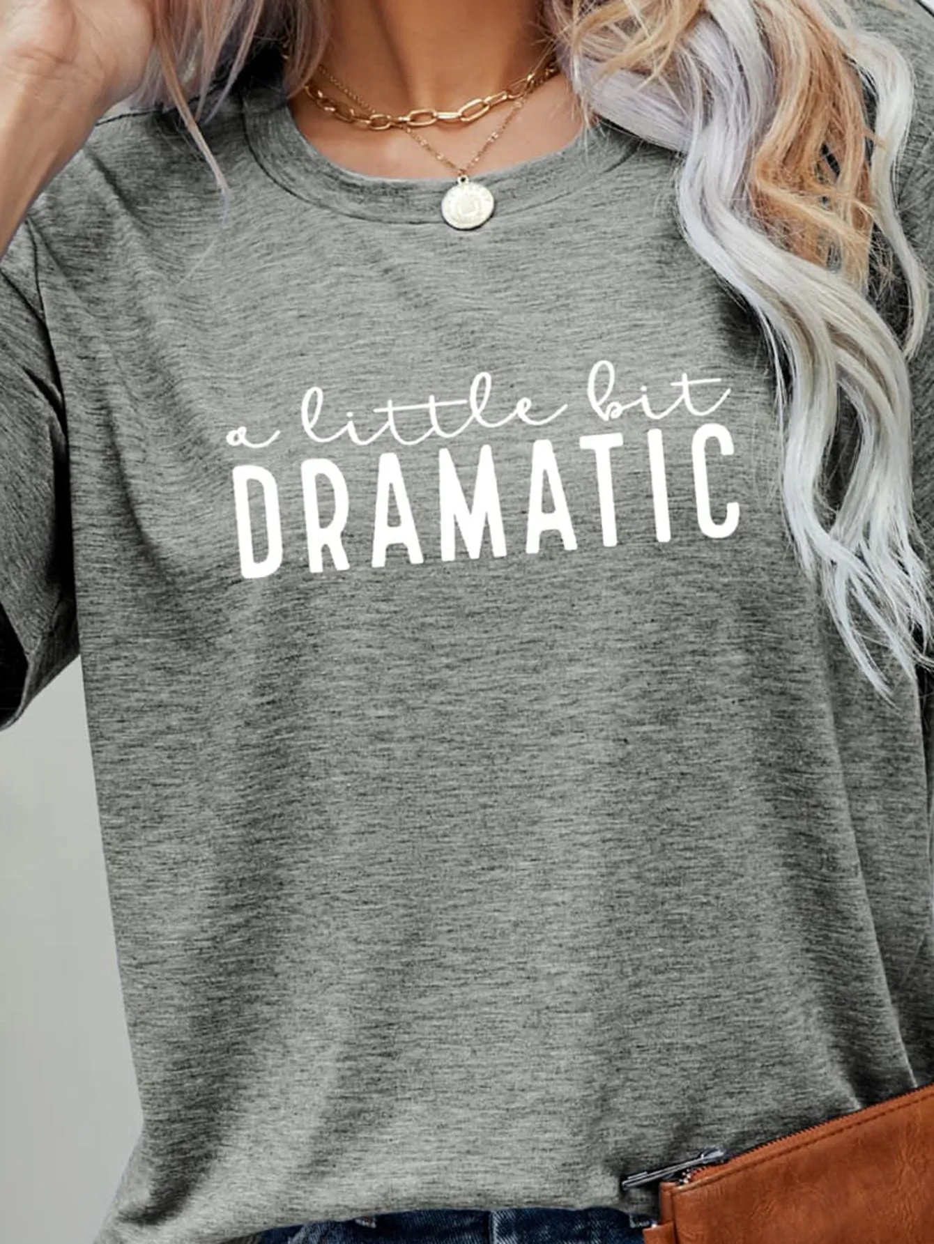 * APP EXCLUSIVE* A LITTLE BIT DRAMATIC Graphic Tee