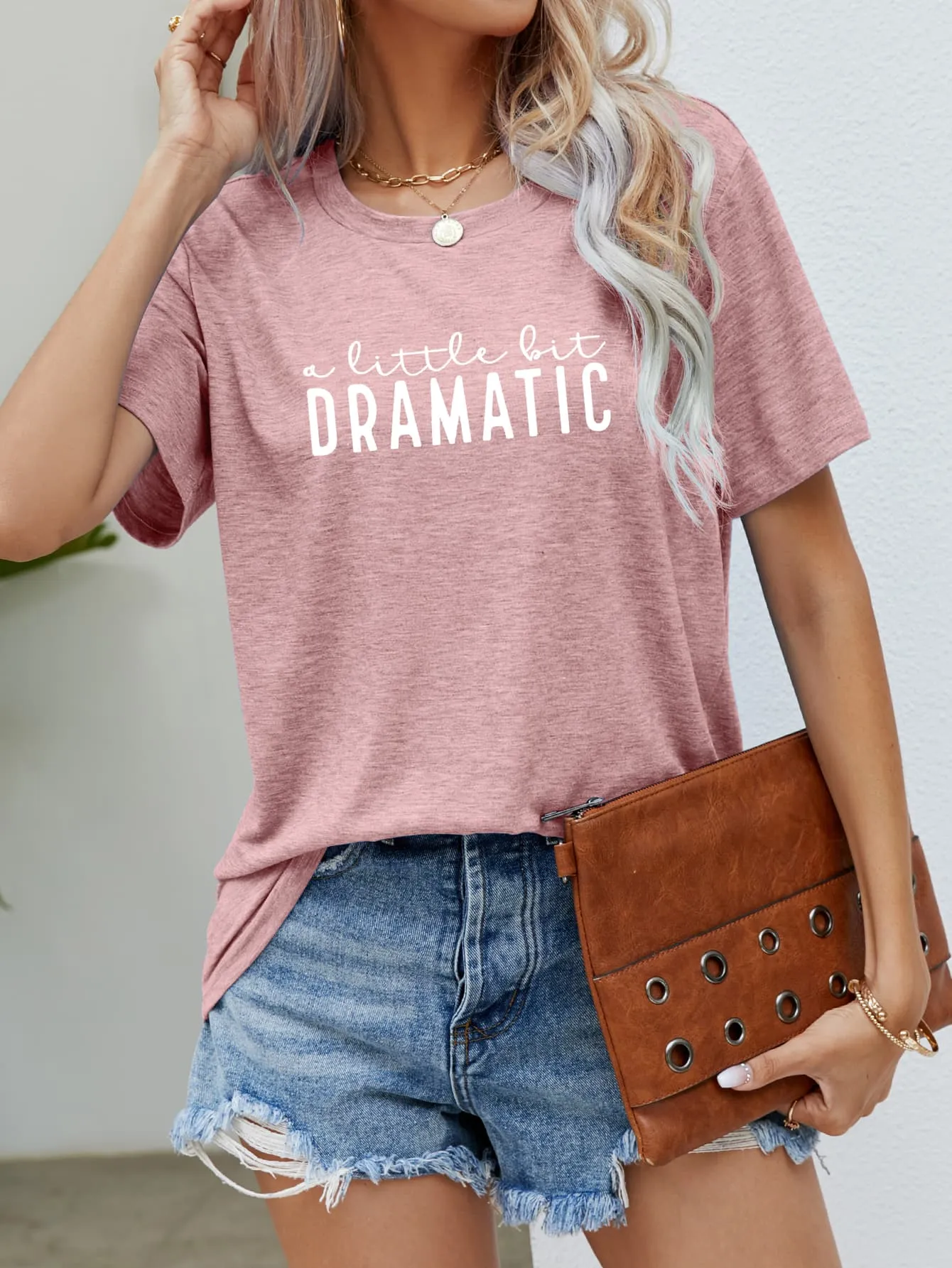 * APP EXCLUSIVE* A LITTLE BIT DRAMATIC Graphic Tee
