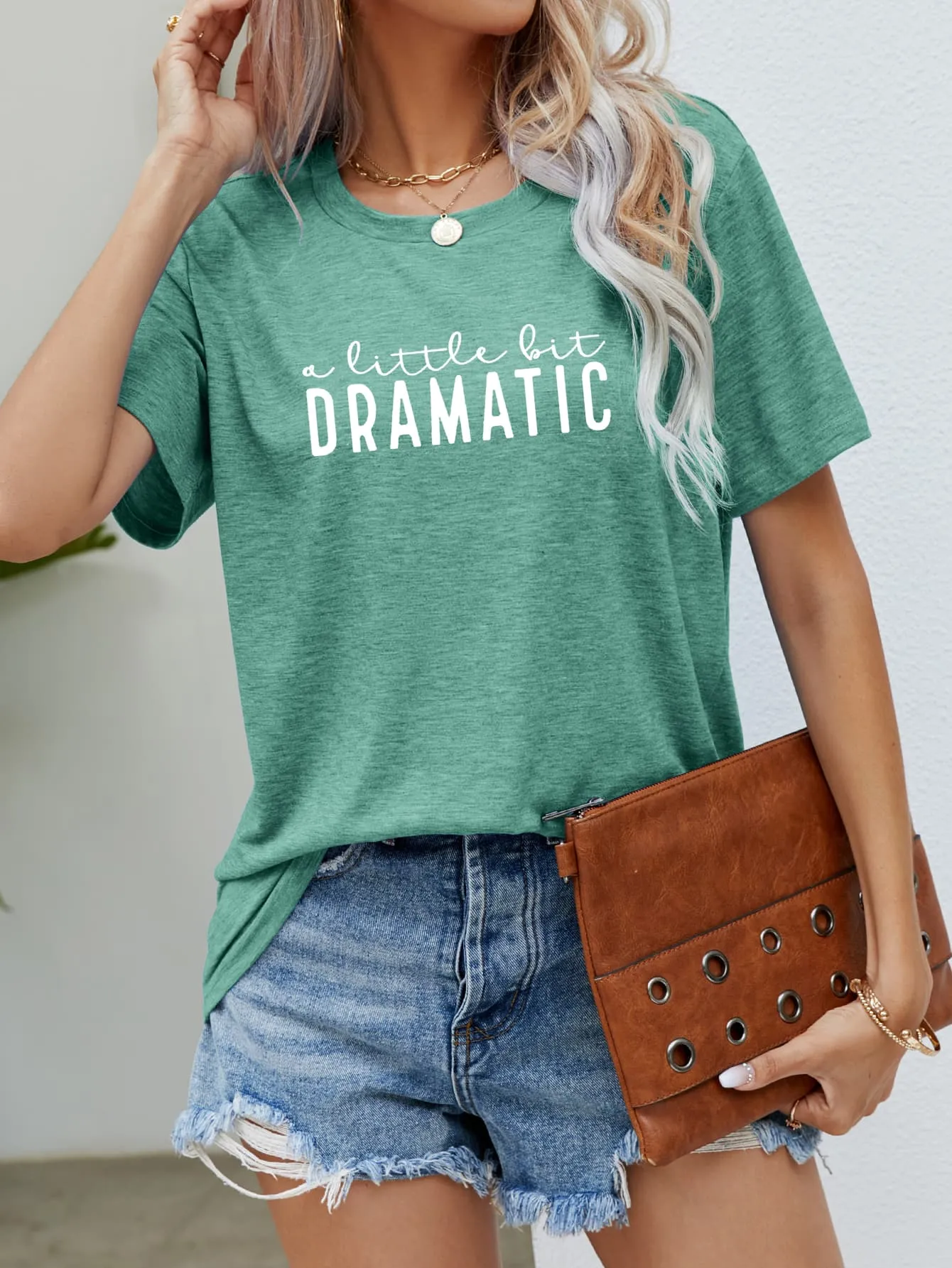 * APP EXCLUSIVE* A LITTLE BIT DRAMATIC Graphic Tee
