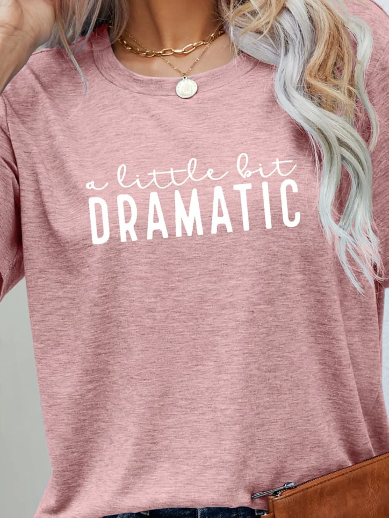 * APP EXCLUSIVE* A LITTLE BIT DRAMATIC Graphic Tee