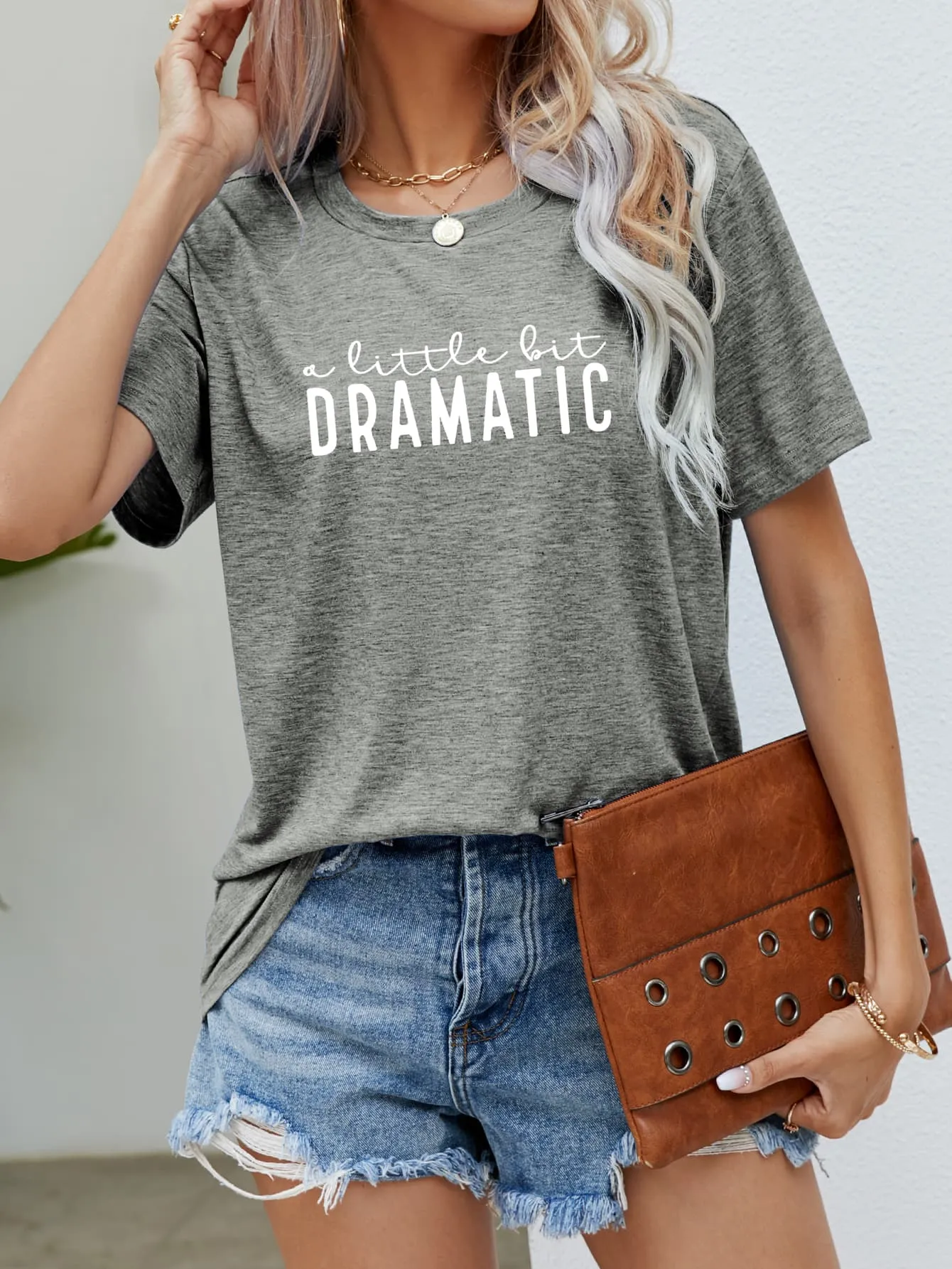 * APP EXCLUSIVE* A LITTLE BIT DRAMATIC Graphic Tee