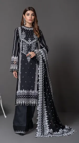 Anaya by Kiran Chaudhry Monochrome Mystique Lawn Collection 2022 – TANYA