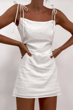 Anyways White Backless Dress