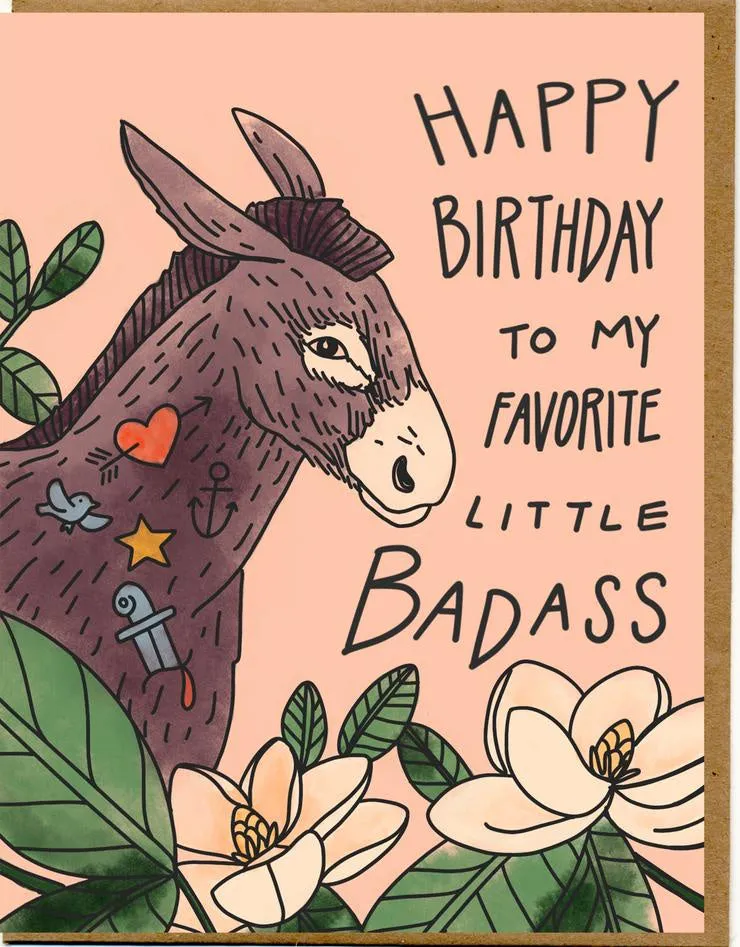 Badass Birthday Card