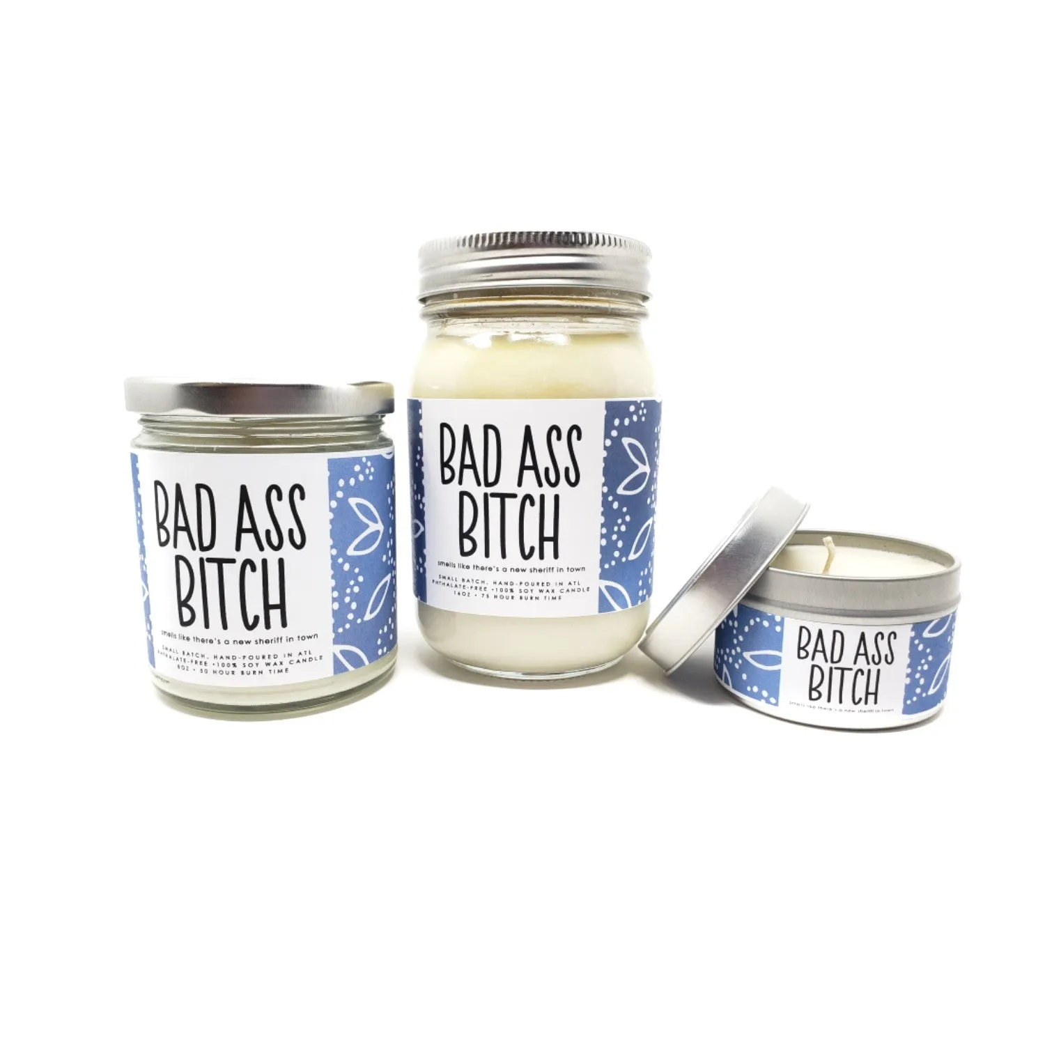 Badass Bitch candle - 8oz