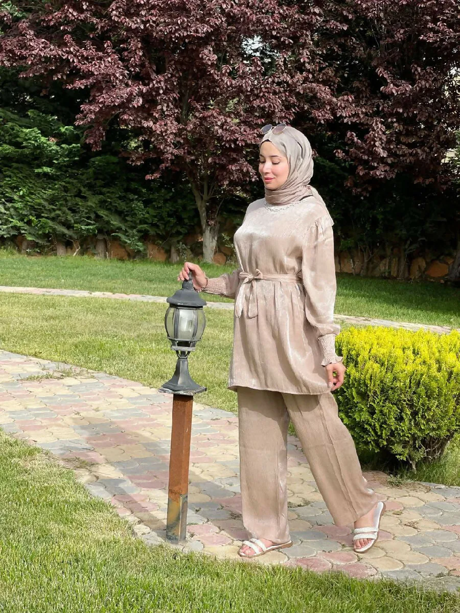 Bella Shop Women's Turkish Beige Set