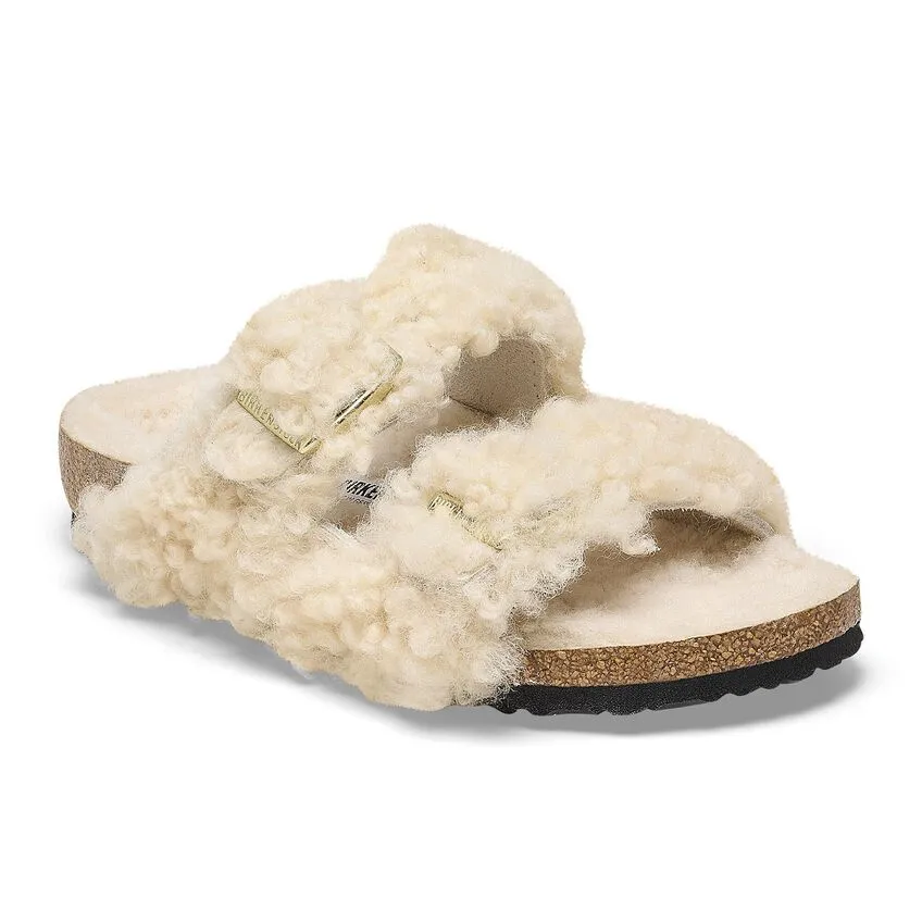 Birkenstock Arizona Kids N | Teddy Eggshell