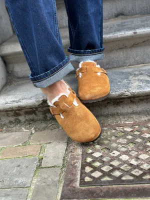 BOSTON SHEARLING SUEDE LEATHER | MINK
