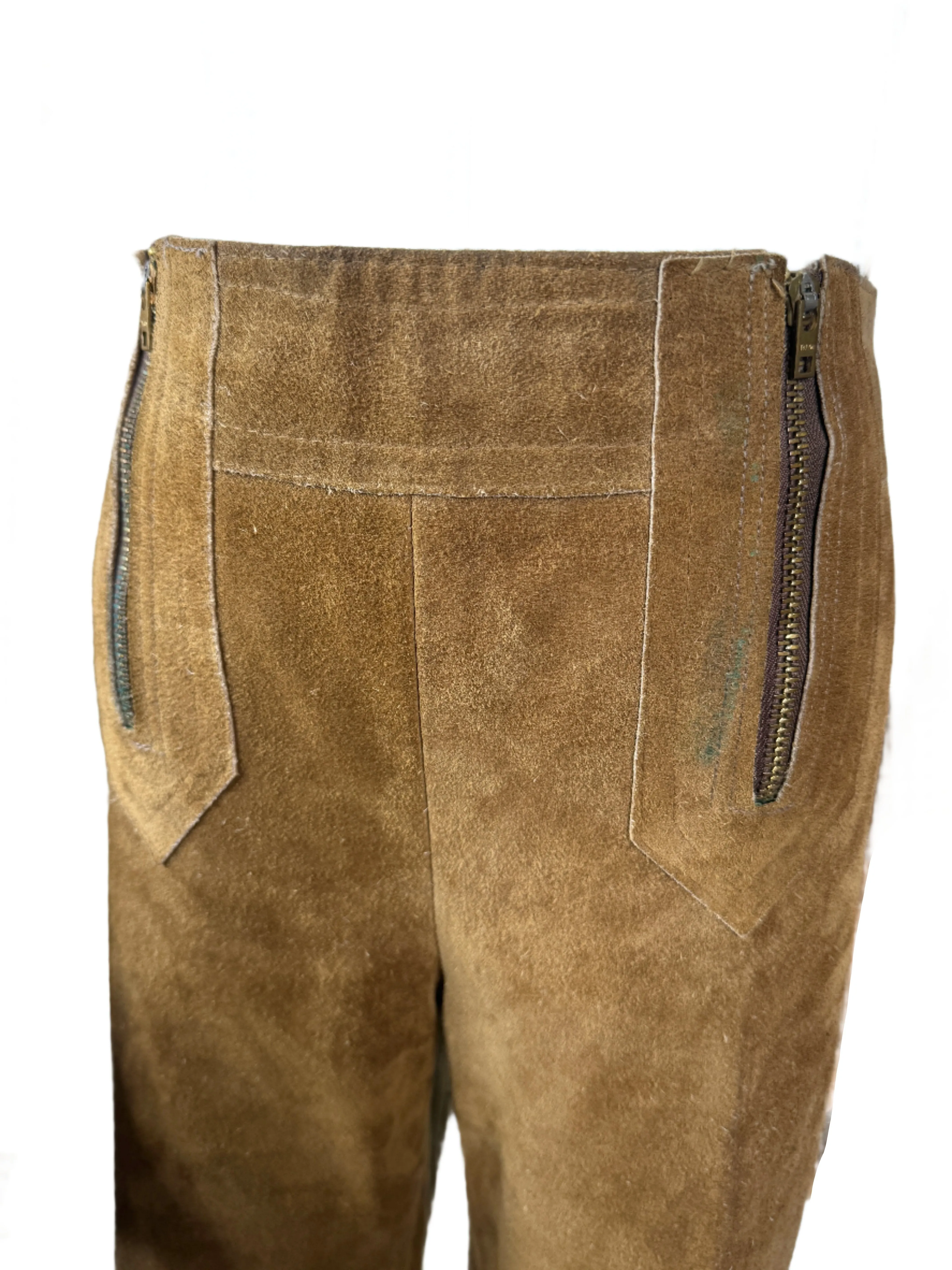 Brown Suede Jacket & Pant Set 1970s