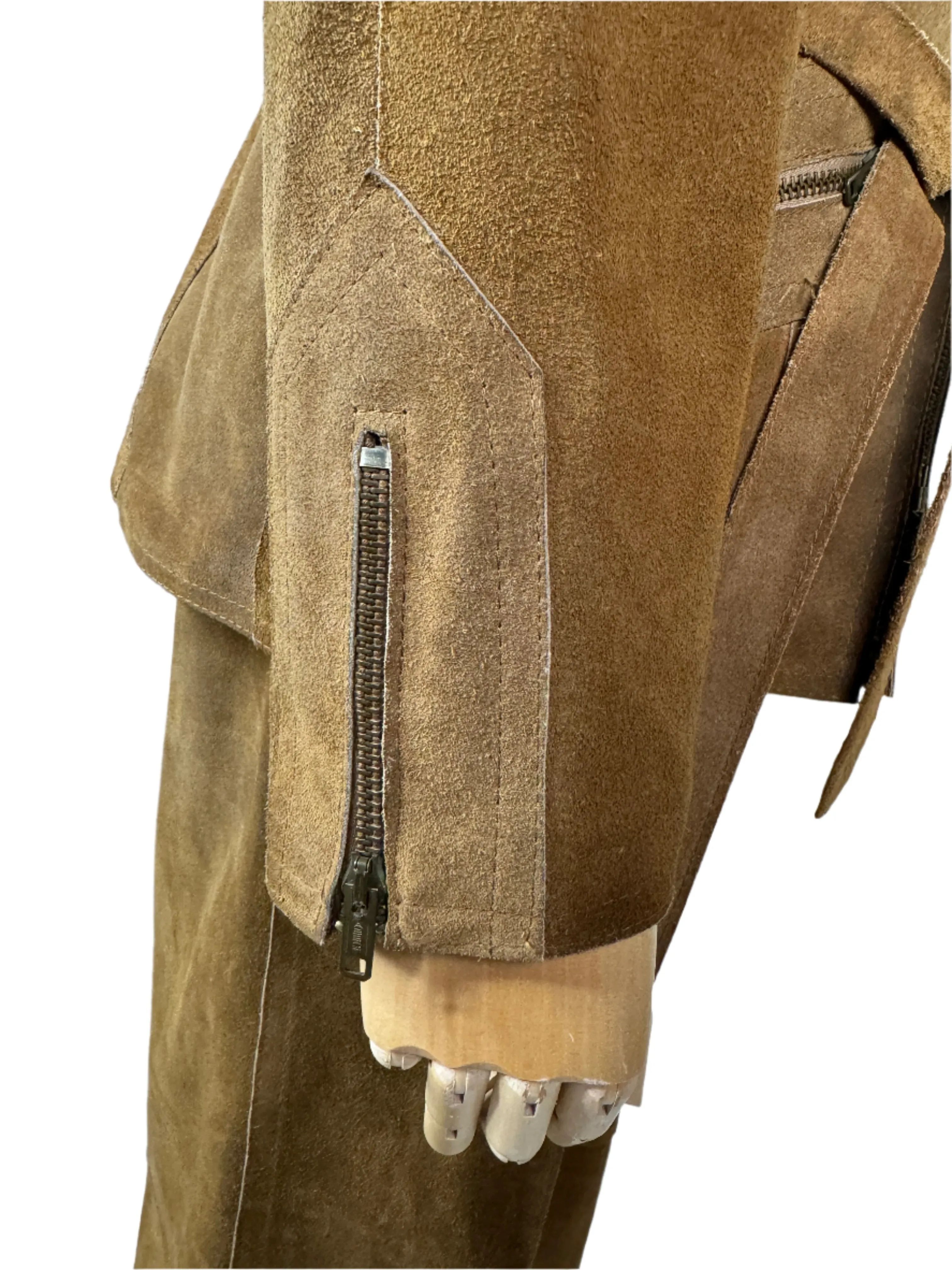 Brown Suede Jacket & Pant Set 1970s