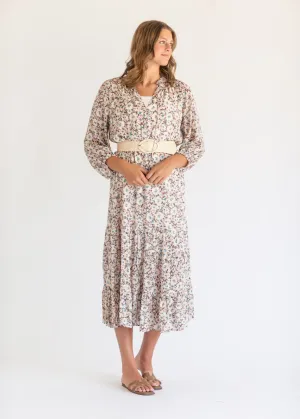 Char La Paz Floral Midi Dress