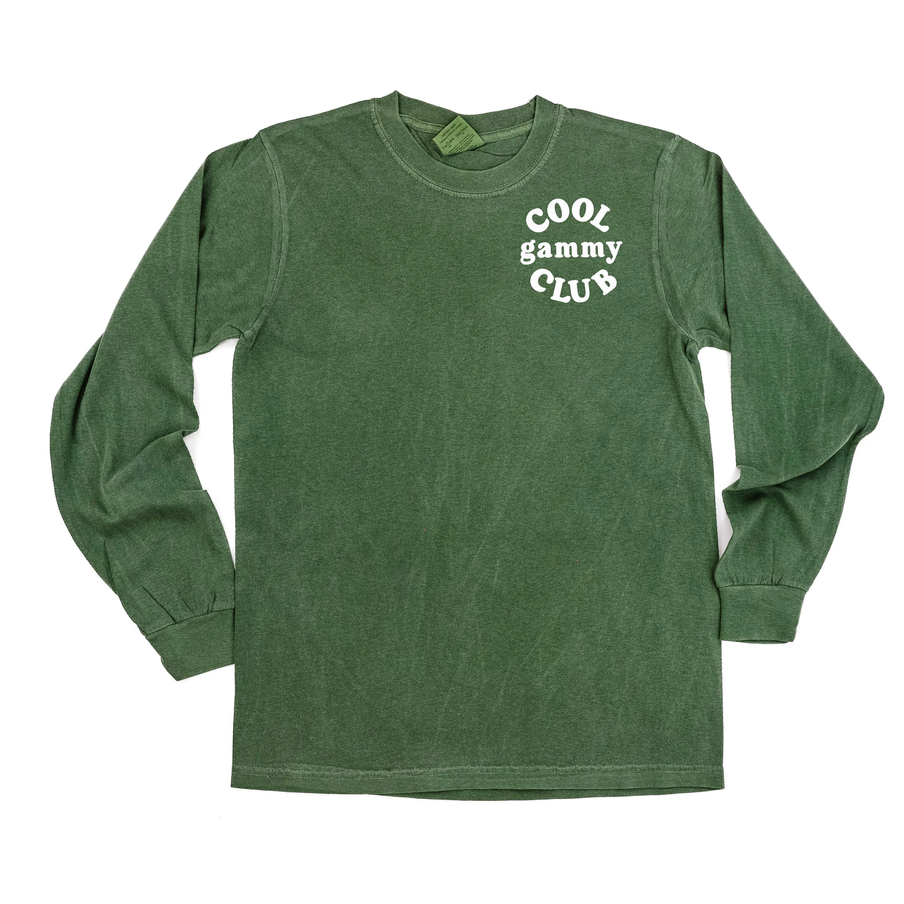 COOL Gammy CLUB - Pocket Design - LONG SLEEVE COMFORT COLORS TEE