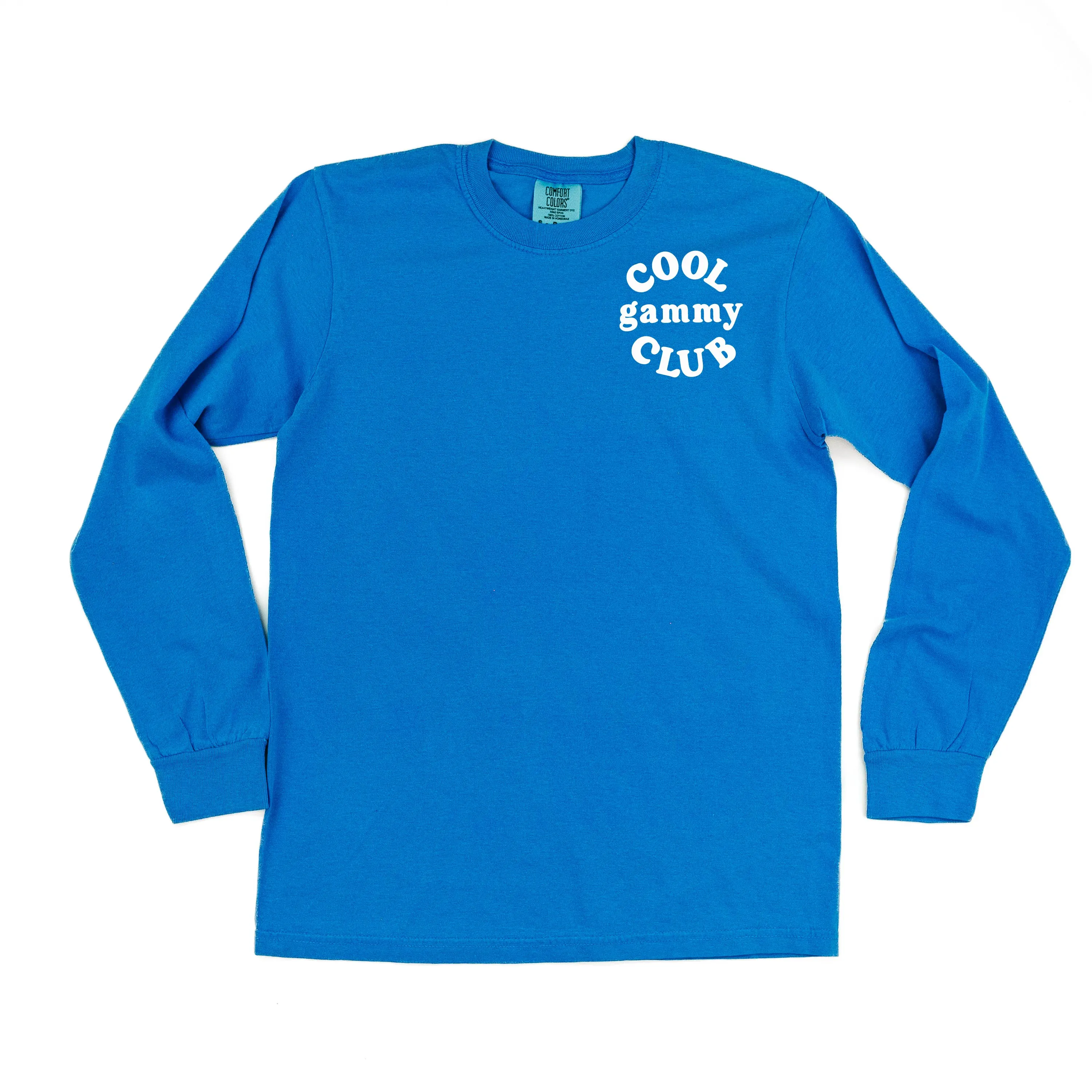 COOL Gammy CLUB - Pocket Design - LONG SLEEVE COMFORT COLORS TEE