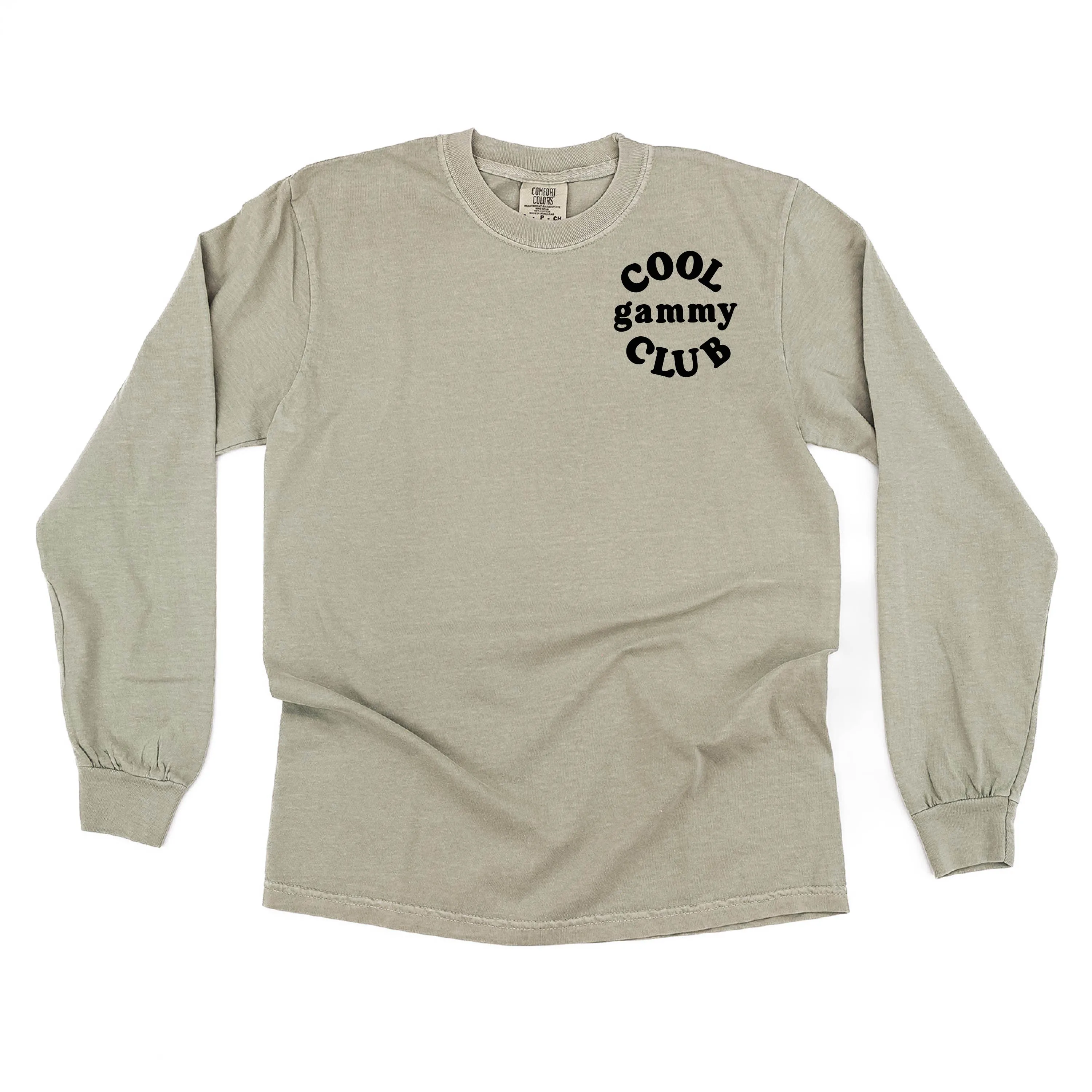 COOL Gammy CLUB - Pocket Design - LONG SLEEVE COMFORT COLORS TEE