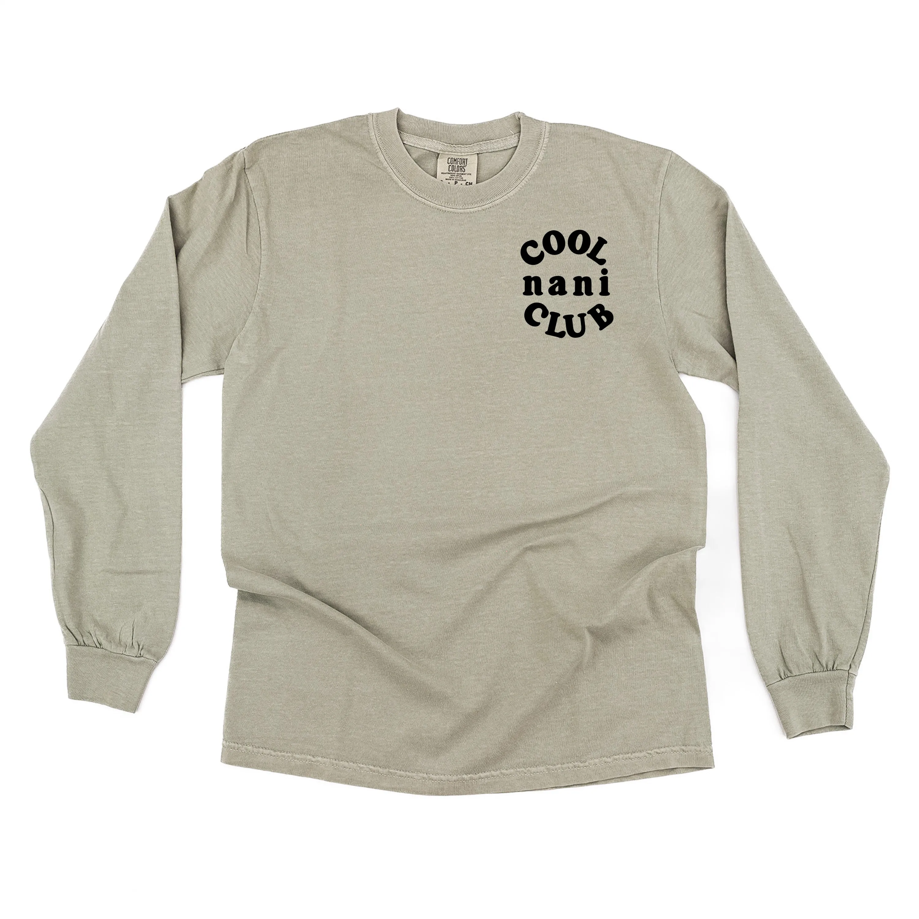 COOL Nani CLUB - Pocket Design - LONG SLEEVE COMFORT COLORS TEE