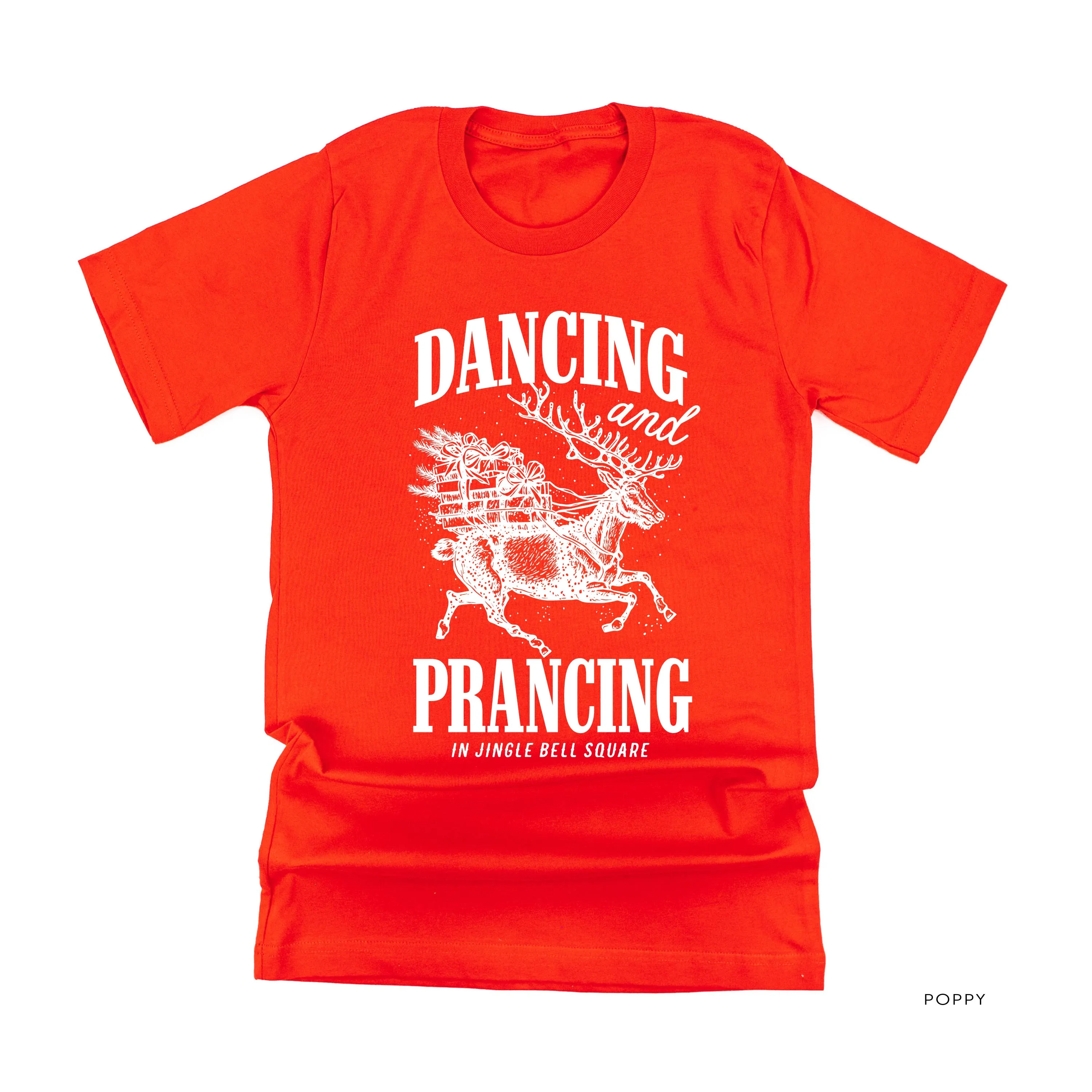 Dancing and Prancing in Jingle Bell Square - Unisex Tee