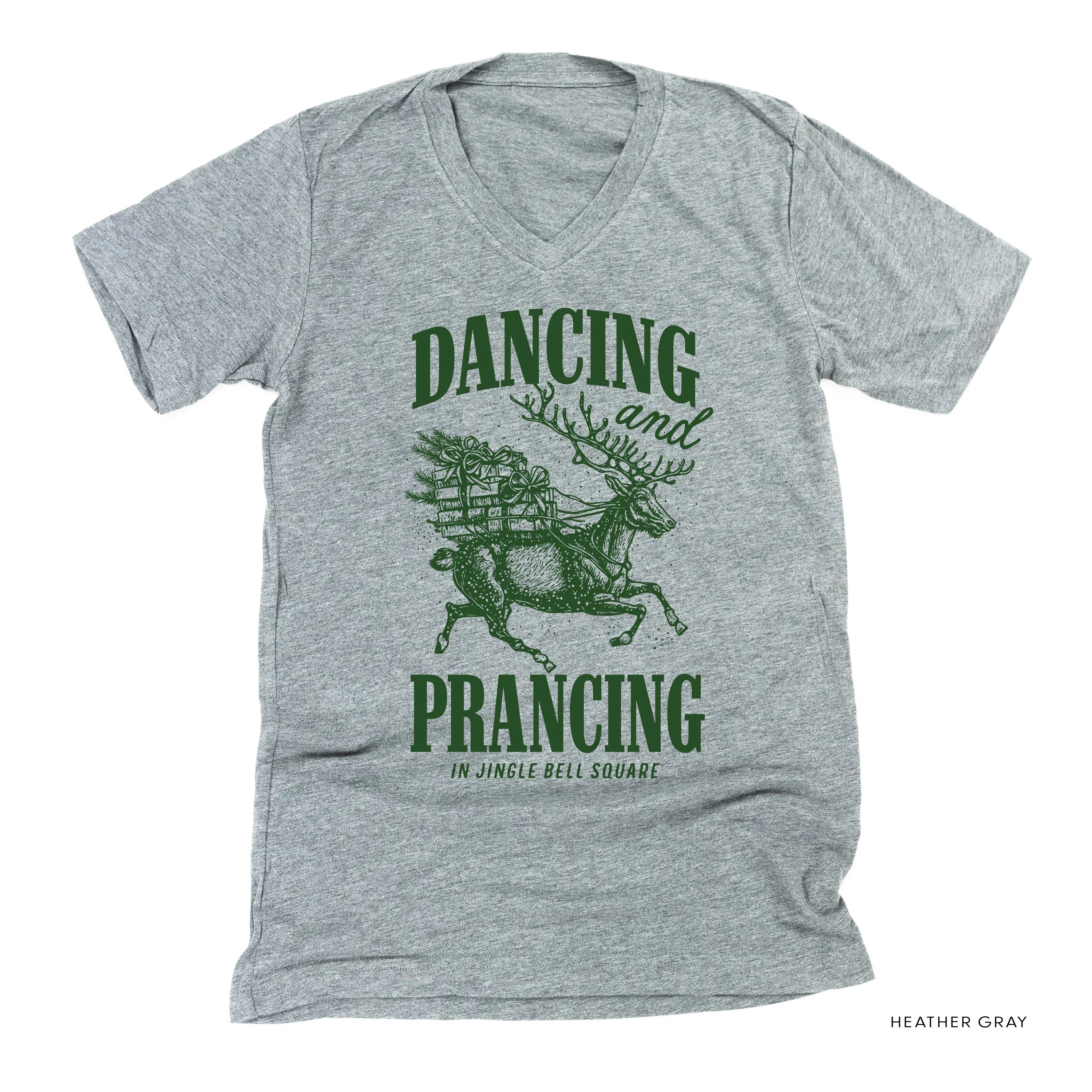 Dancing and Prancing in Jingle Bell Square - Unisex Tee