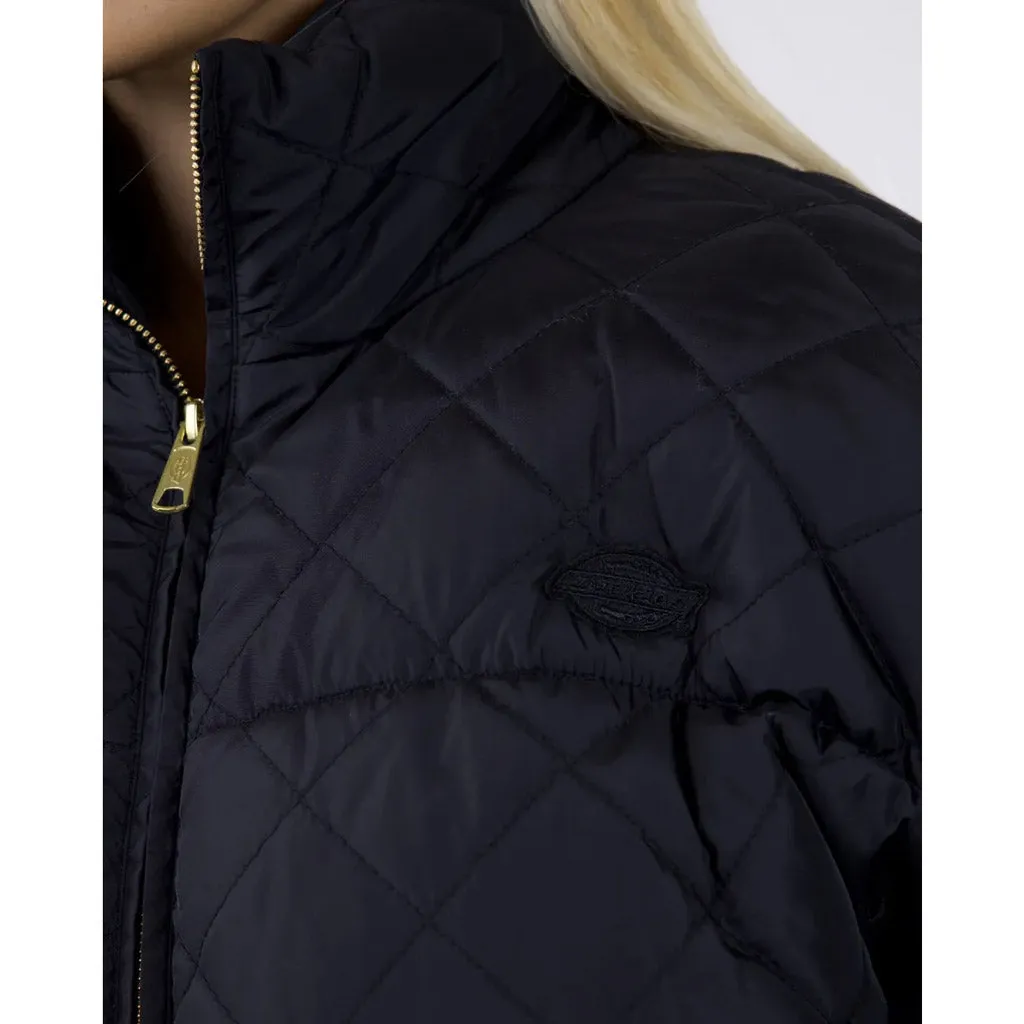 DICKIES LAMKIN QUILTED PUFFER JACKET - BLACK