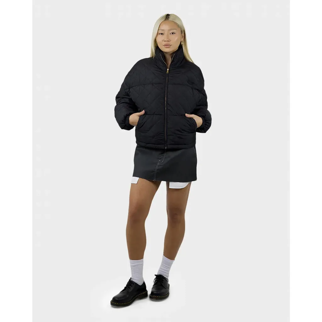 DICKIES LAMKIN QUILTED PUFFER JACKET - BLACK