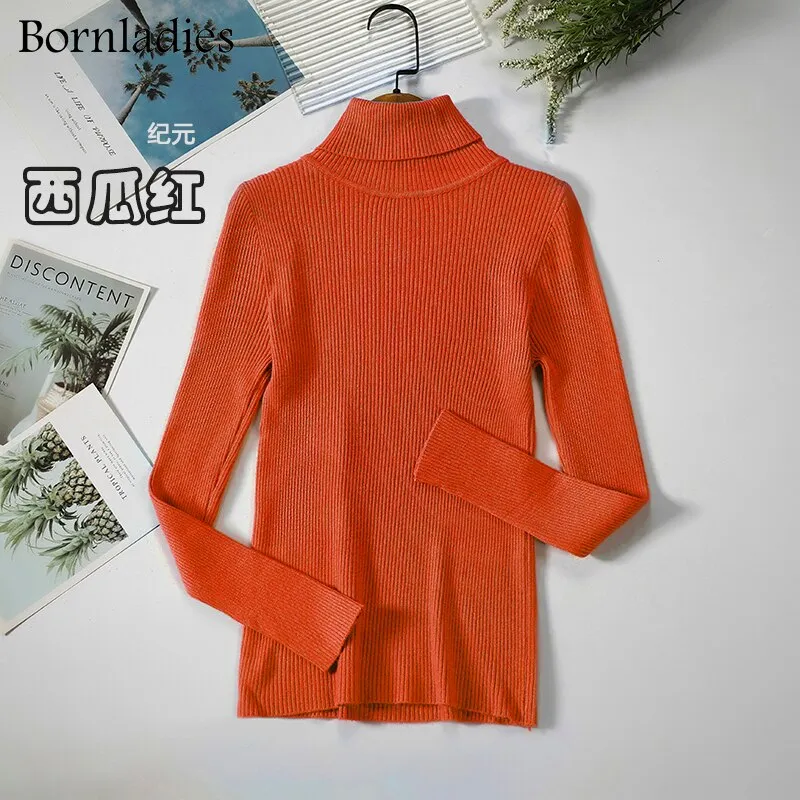 DressBetty - Basic Turtleneck Knitted Top