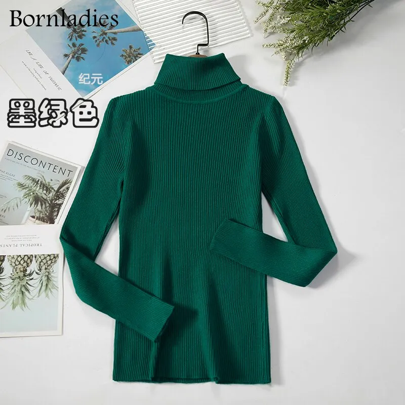 DressBetty - Basic Turtleneck Knitted Top
