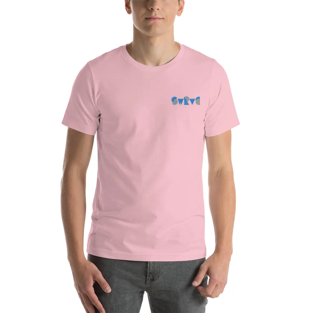 embroidered chunky logo cotton tee