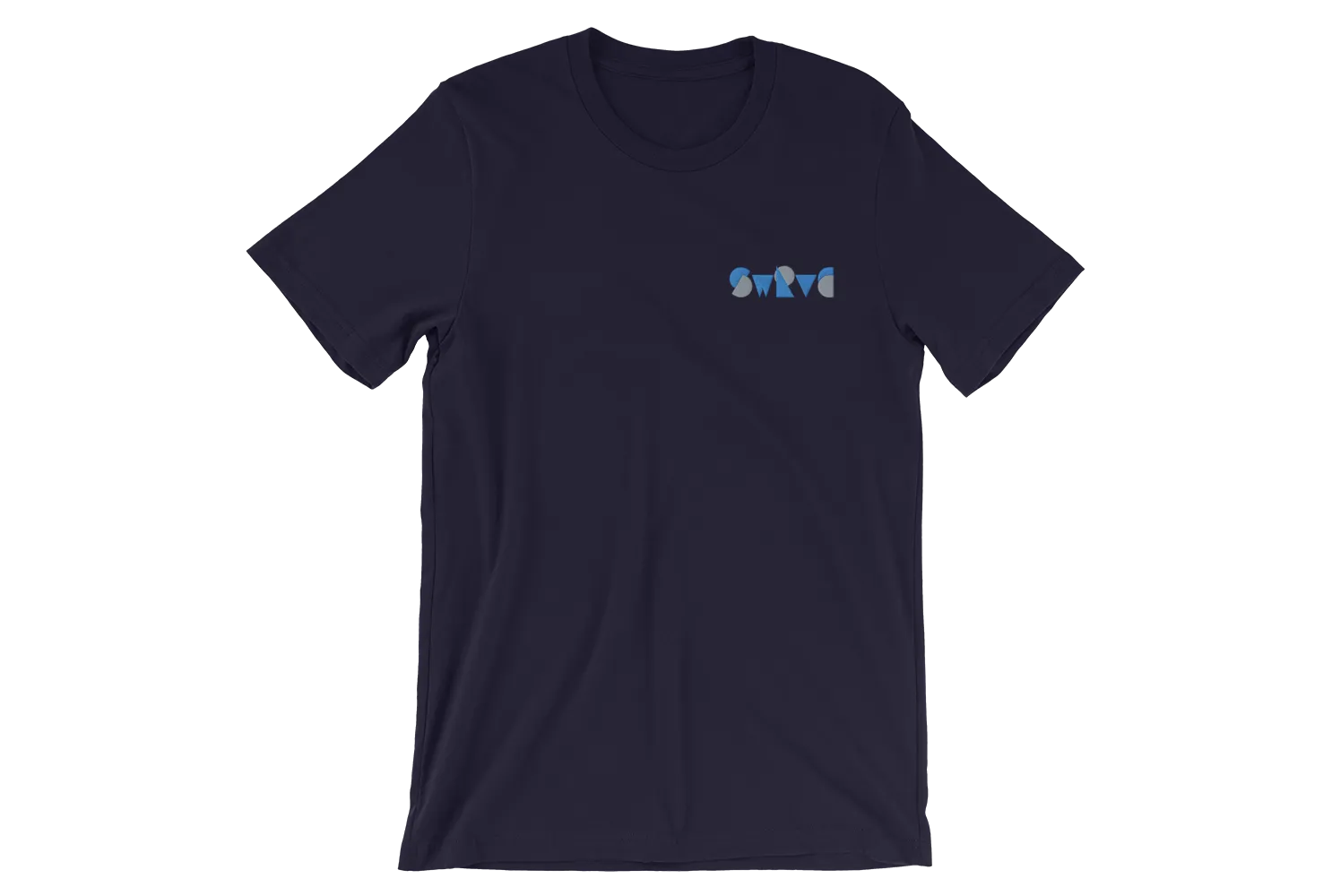 embroidered chunky logo cotton tee