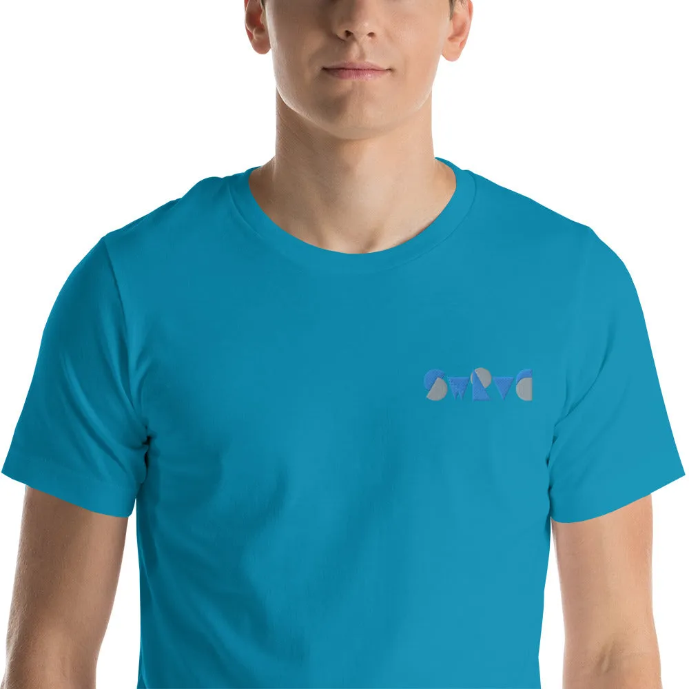 embroidered chunky logo cotton tee
