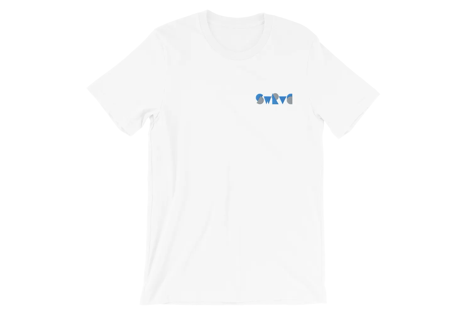 embroidered chunky logo cotton tee