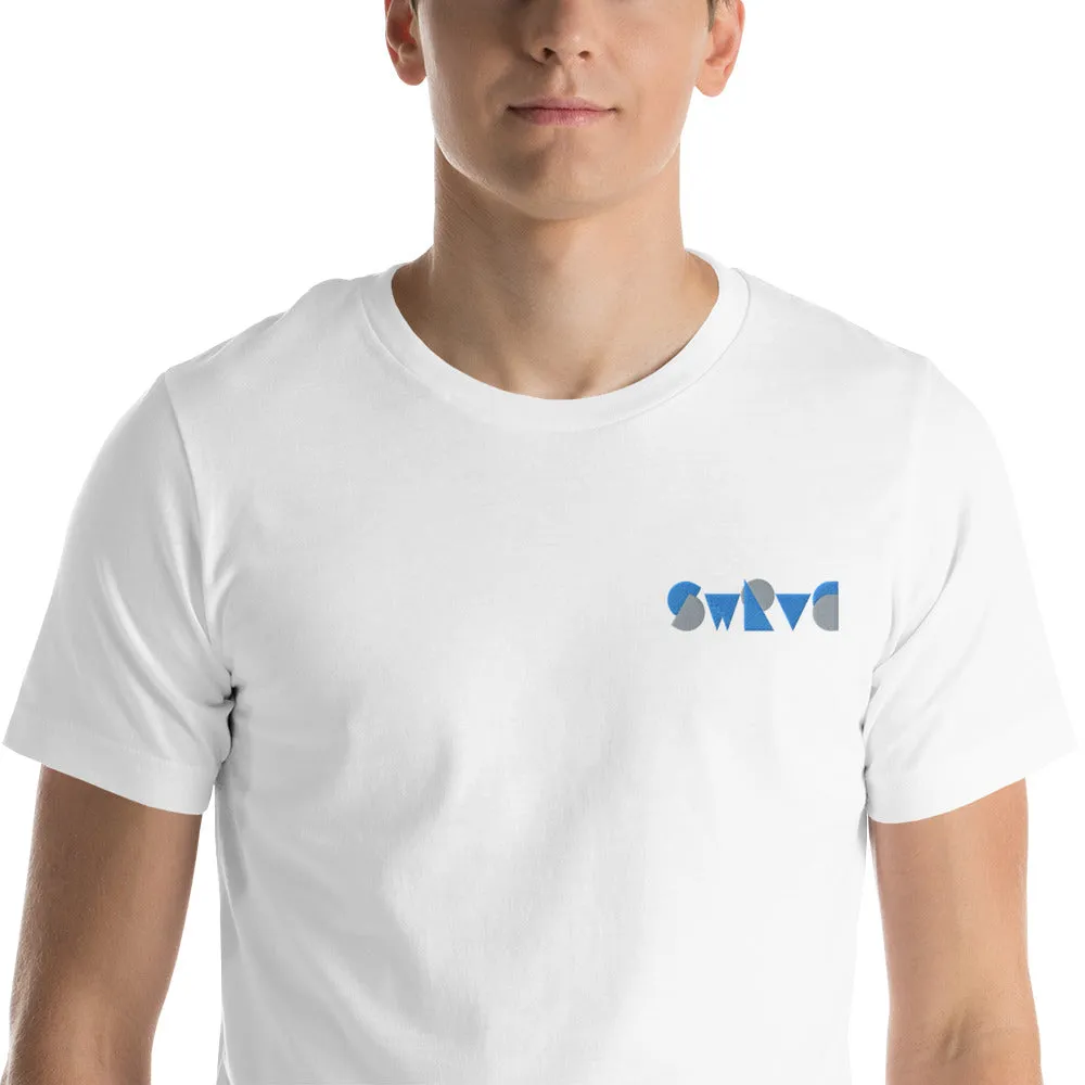 embroidered chunky logo cotton tee