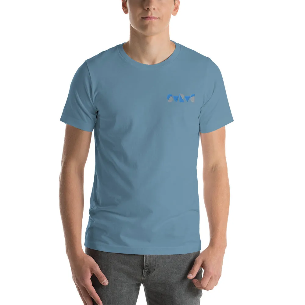 embroidered chunky logo cotton tee