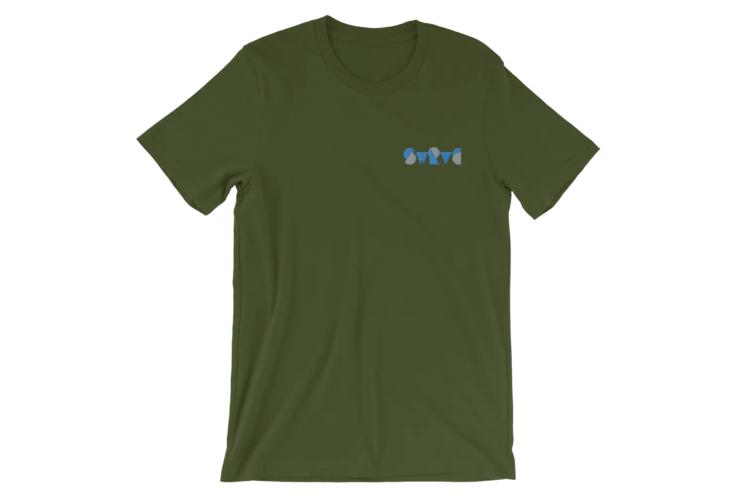 embroidered chunky logo cotton tee
