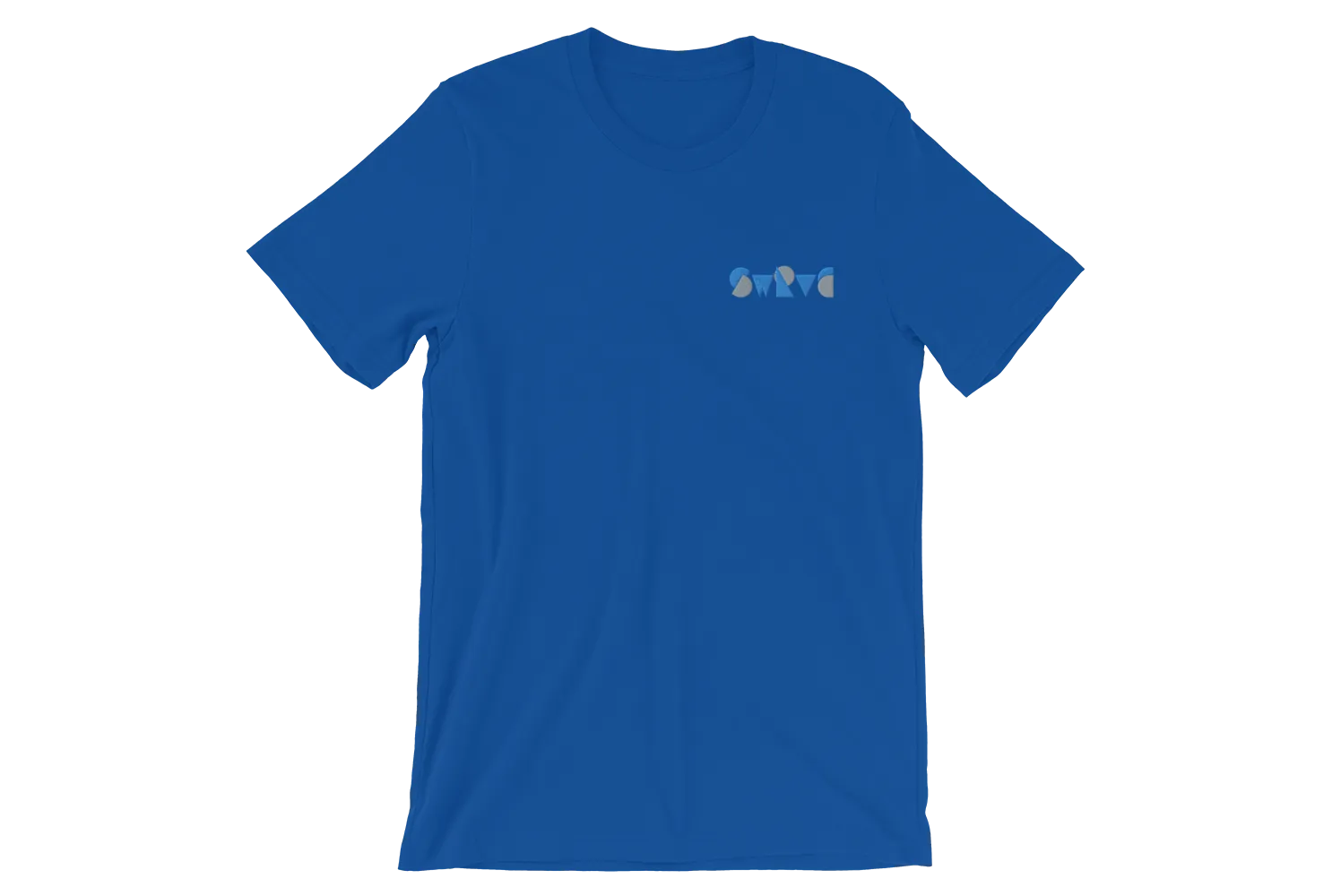embroidered chunky logo cotton tee