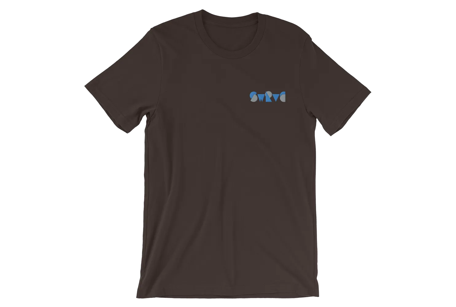 embroidered chunky logo cotton tee