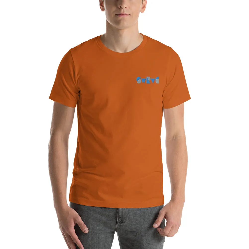 embroidered chunky logo cotton tee