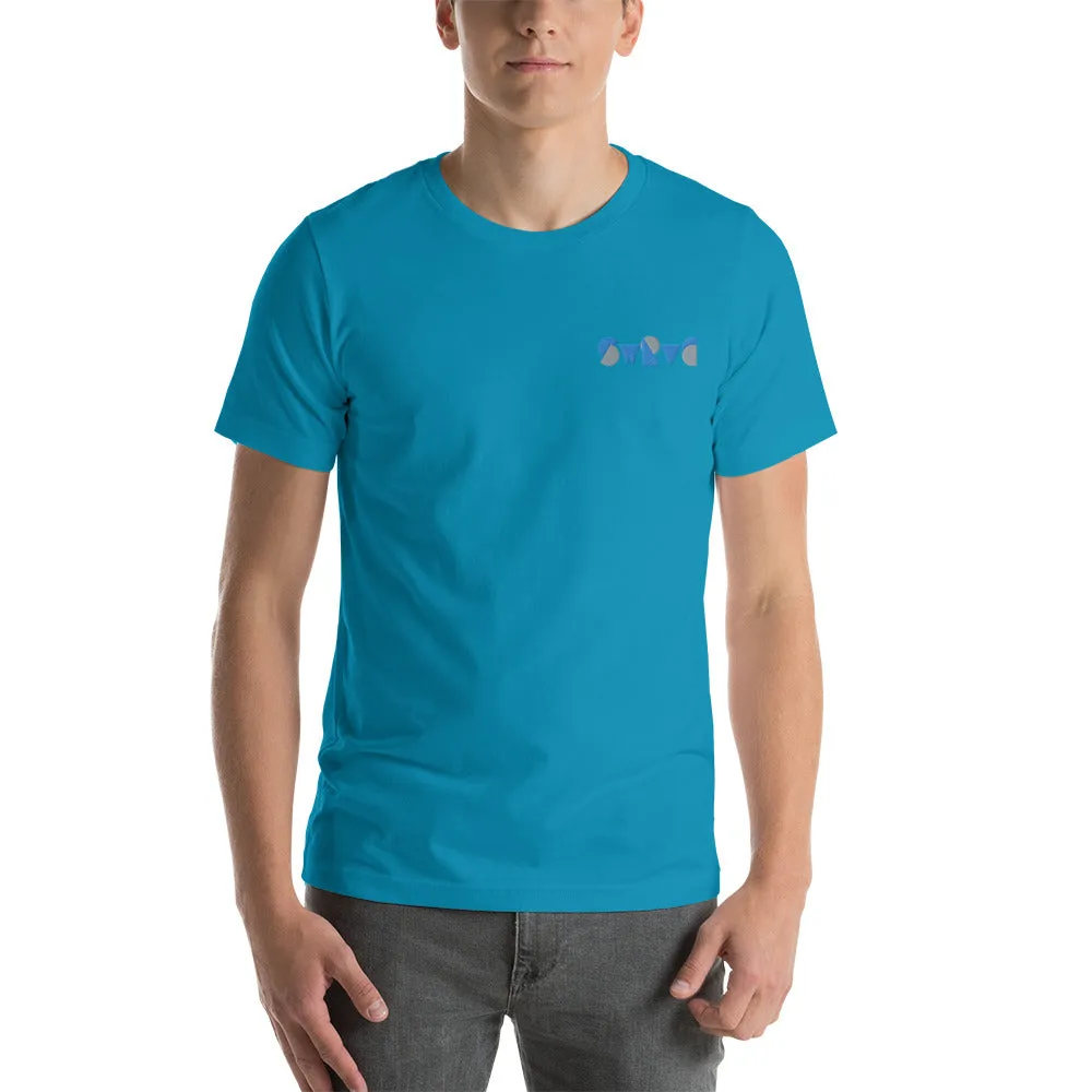 embroidered chunky logo cotton tee