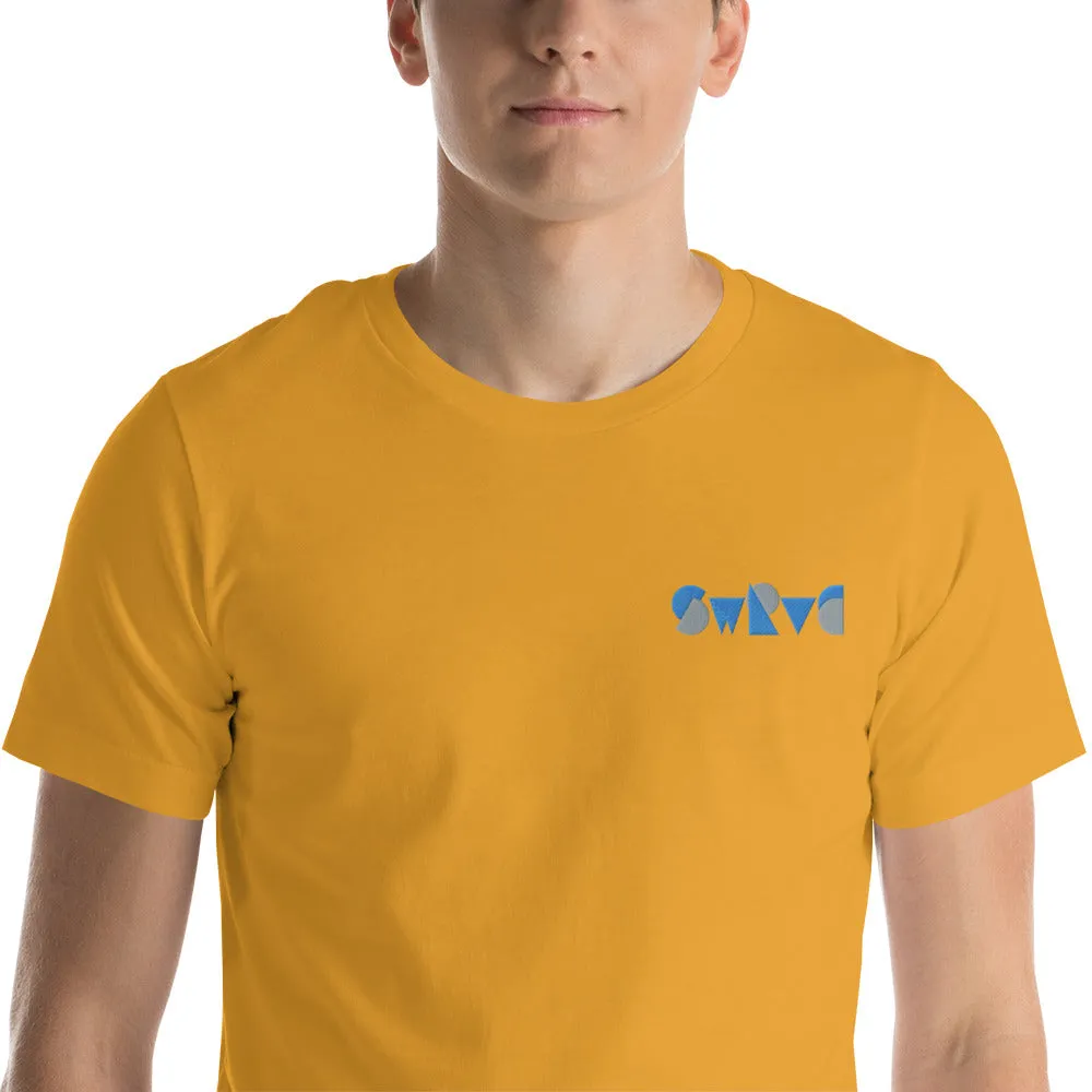 embroidered chunky logo cotton tee