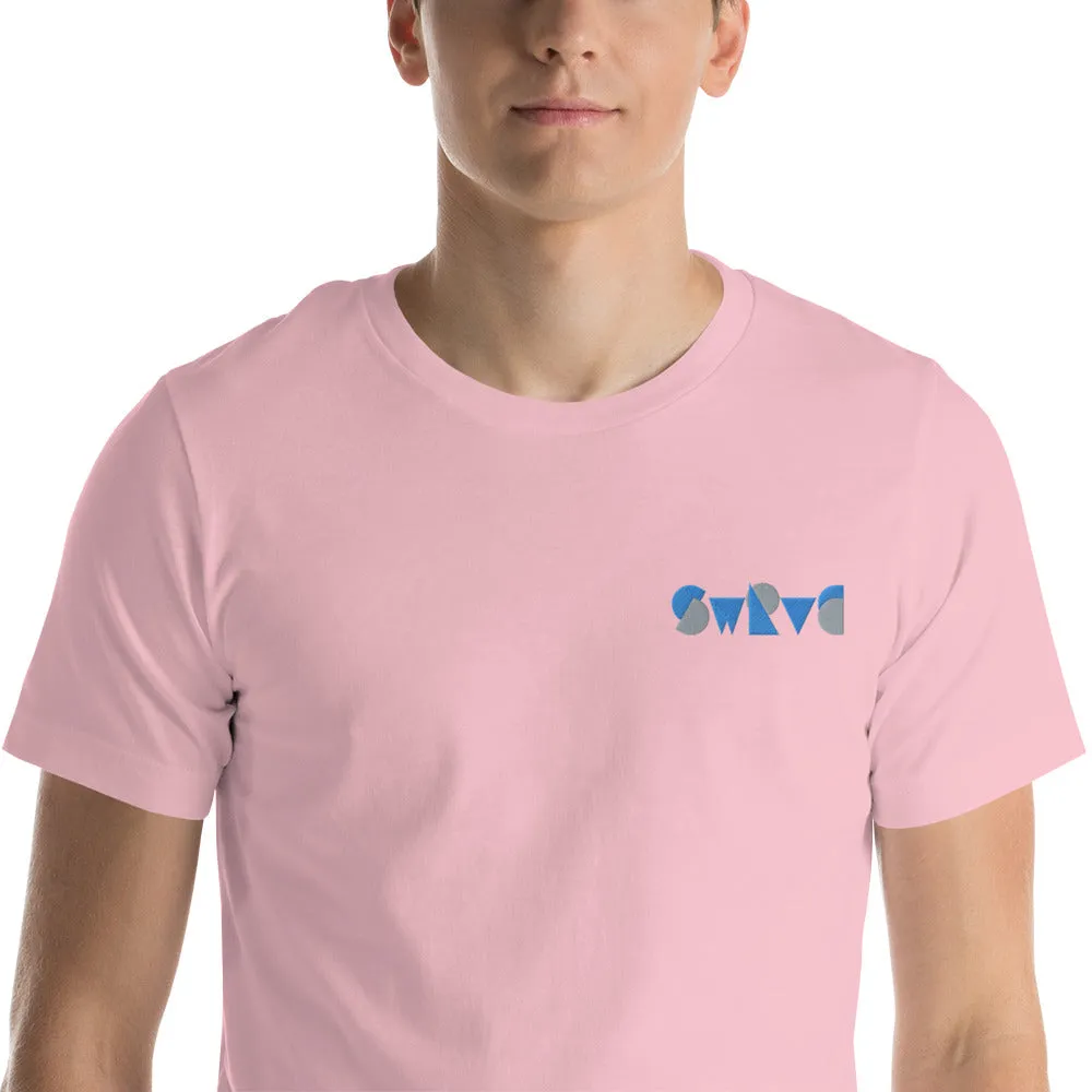 embroidered chunky logo cotton tee