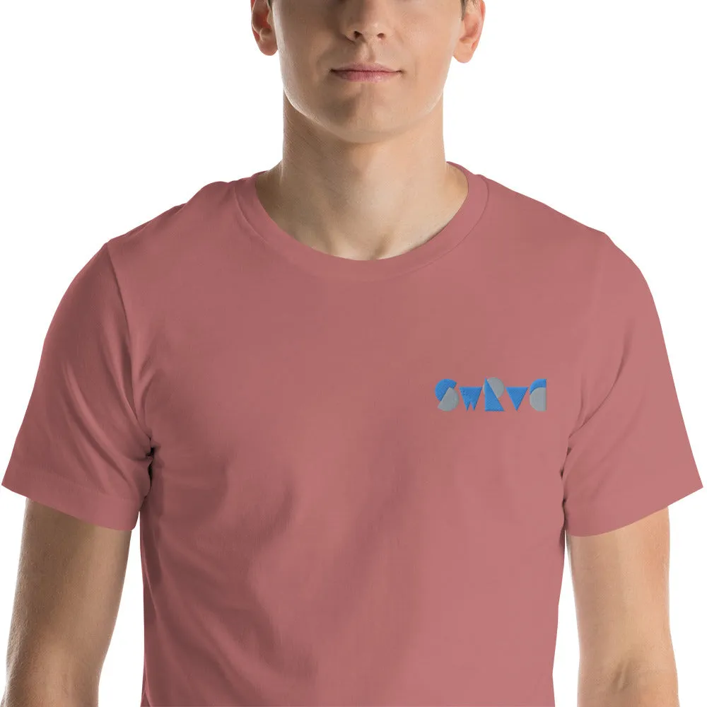 embroidered chunky logo cotton tee