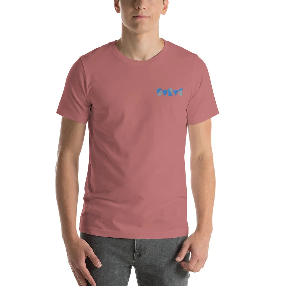 embroidered chunky logo cotton tee