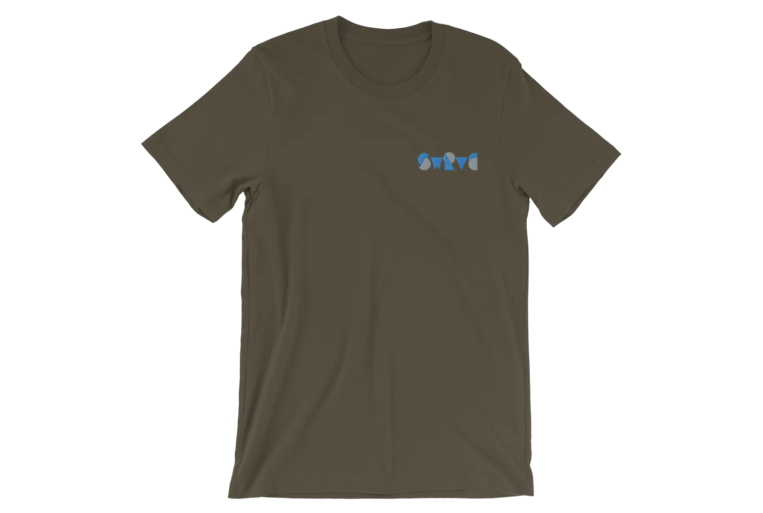 embroidered chunky logo cotton tee