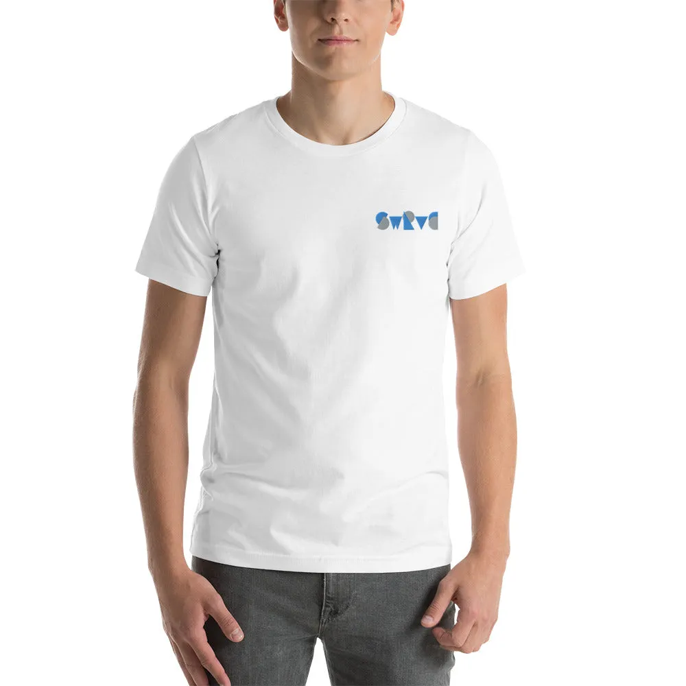 embroidered chunky logo cotton tee