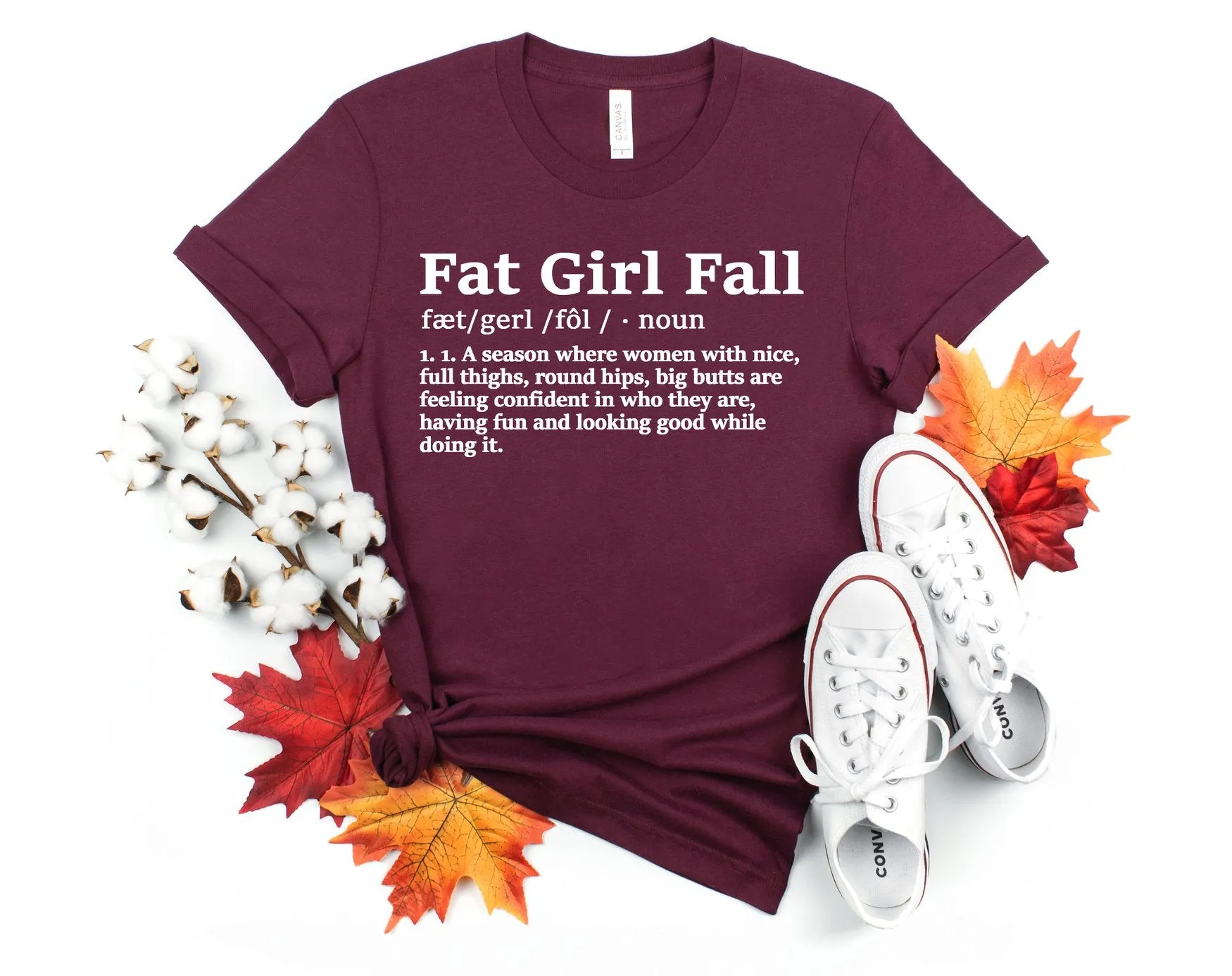 FAT GIRL FALL - GRAPHIC TEE
