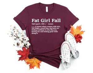 FAT GIRL FALL - GRAPHIC TEE