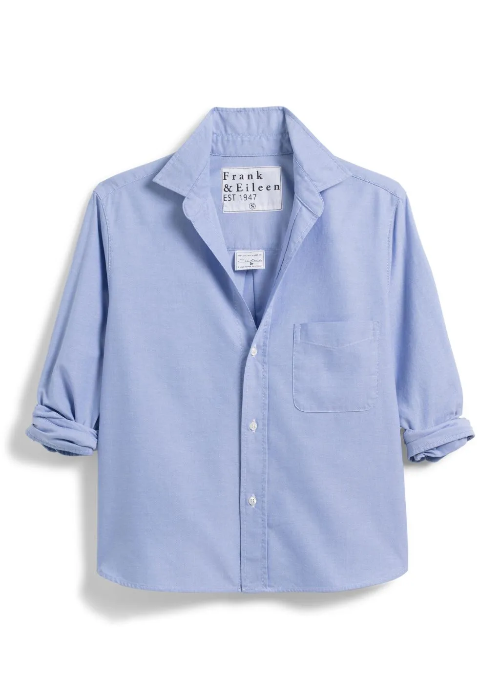 Frank & Eileen Silvio Button Up in Blue