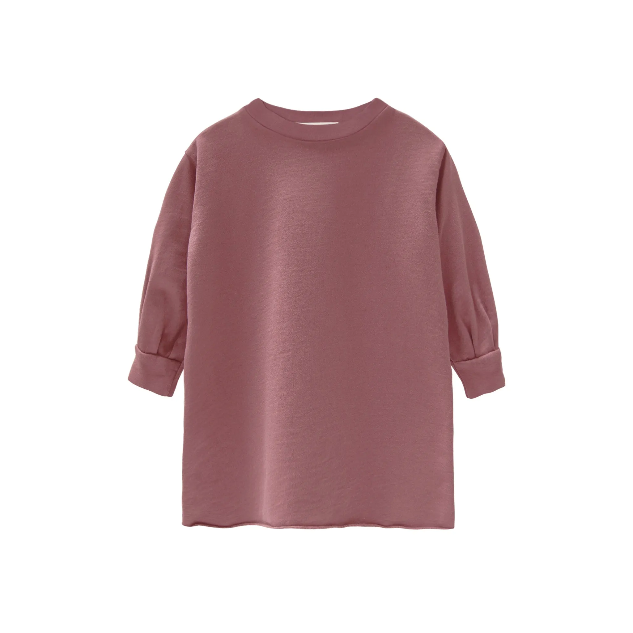 GO GENTLY NATION BERRY PUFF SLEEVE DRESS