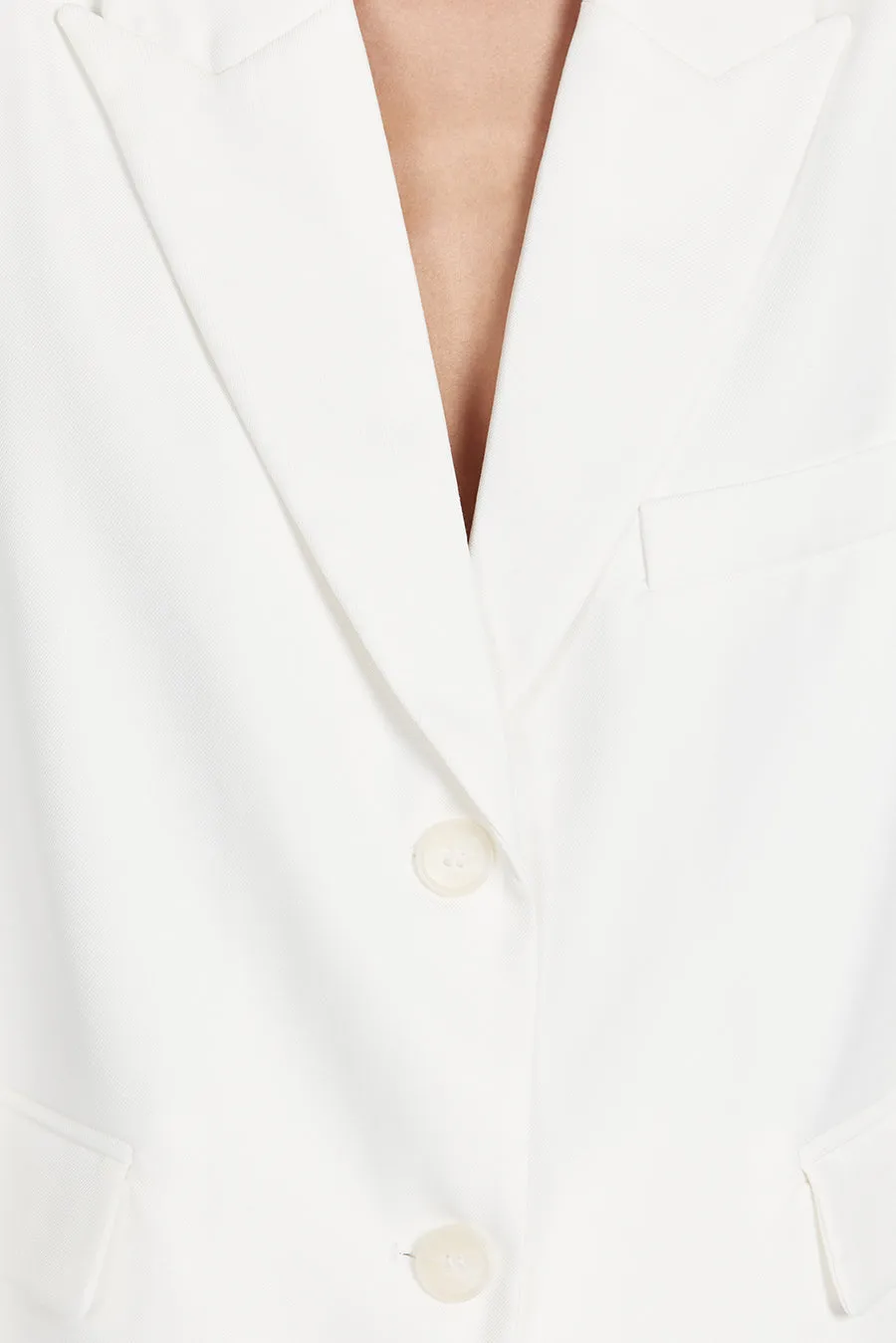 HARLEY WHITE OVERSIZED BOYFRIEND BLAZER
