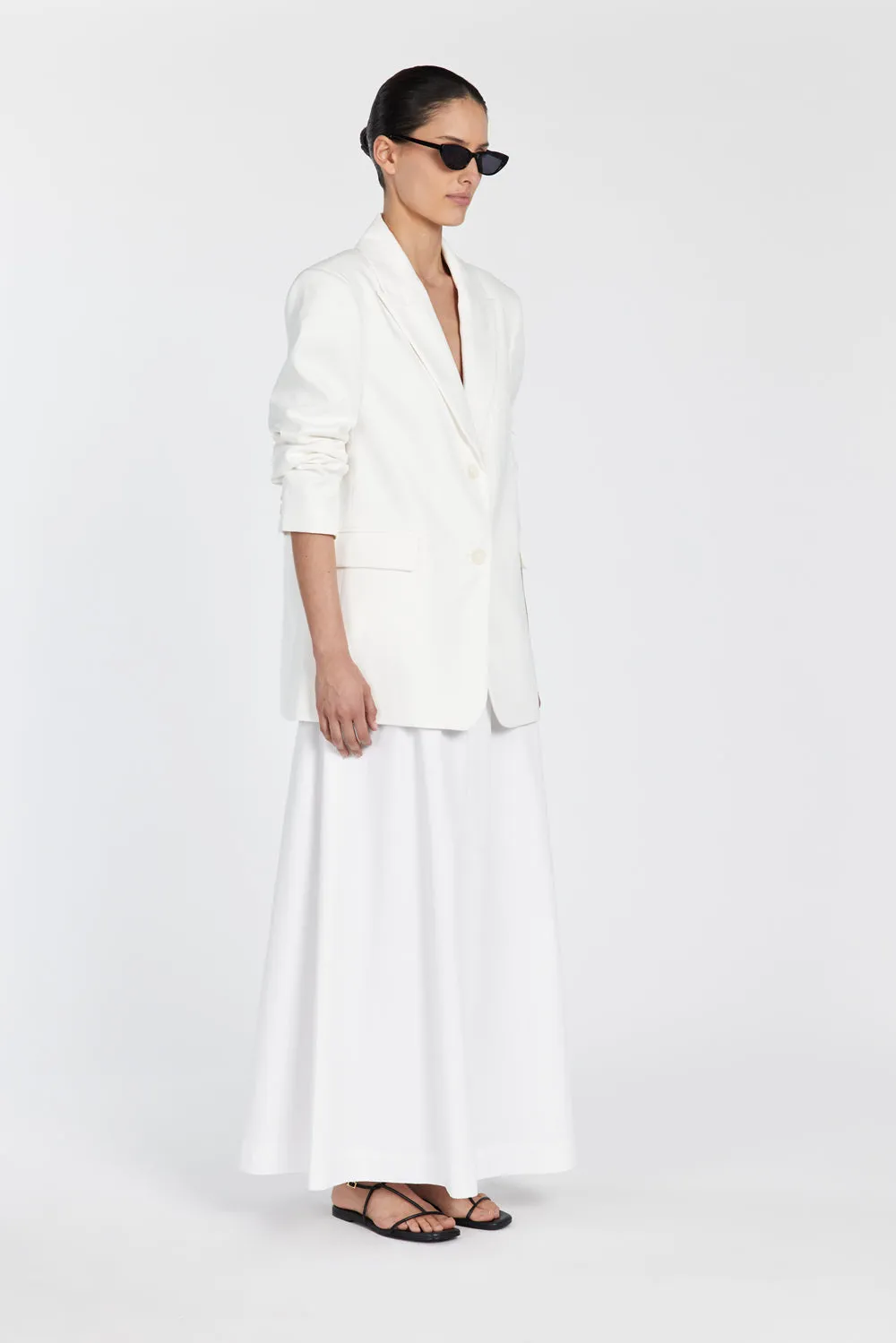 HARLEY WHITE OVERSIZED BOYFRIEND BLAZER