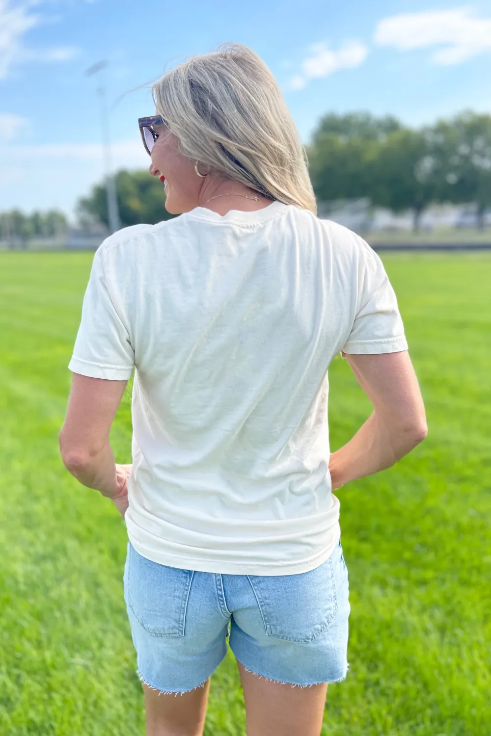 Huskers Embroidered Tee