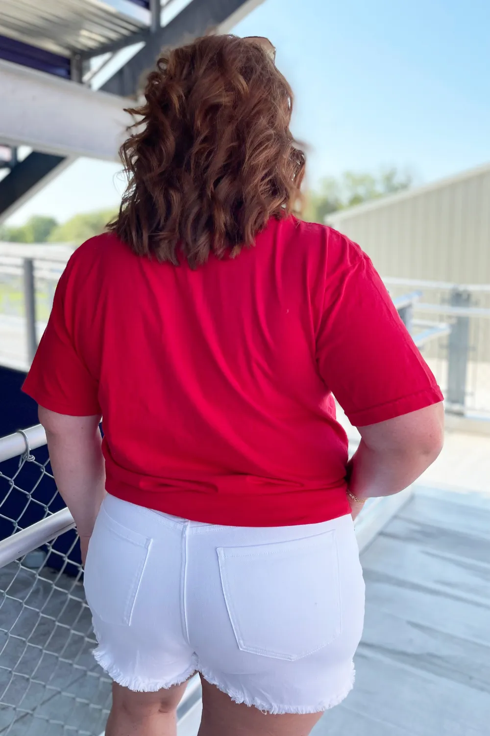 Huskers Embroidered Tee